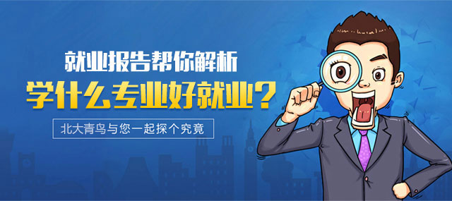 就业报告帮你解析，学什么专业好就业？北大青鸟与您一起探个究竟